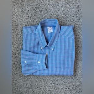 Brooks Brothers plaid dress shirt